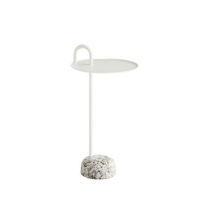 Terrazzo Accent Side Table – Modern Sculptural End Table