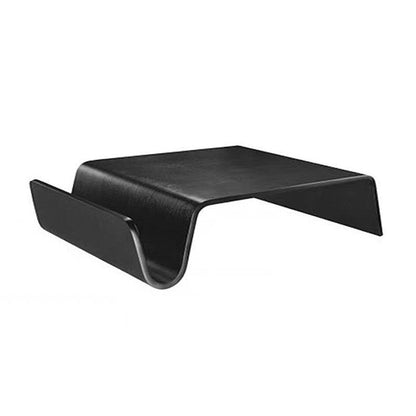 Scando Coffee Table & Mag Side Table—Mid-Century Modern Curved Wood Lounge Collection