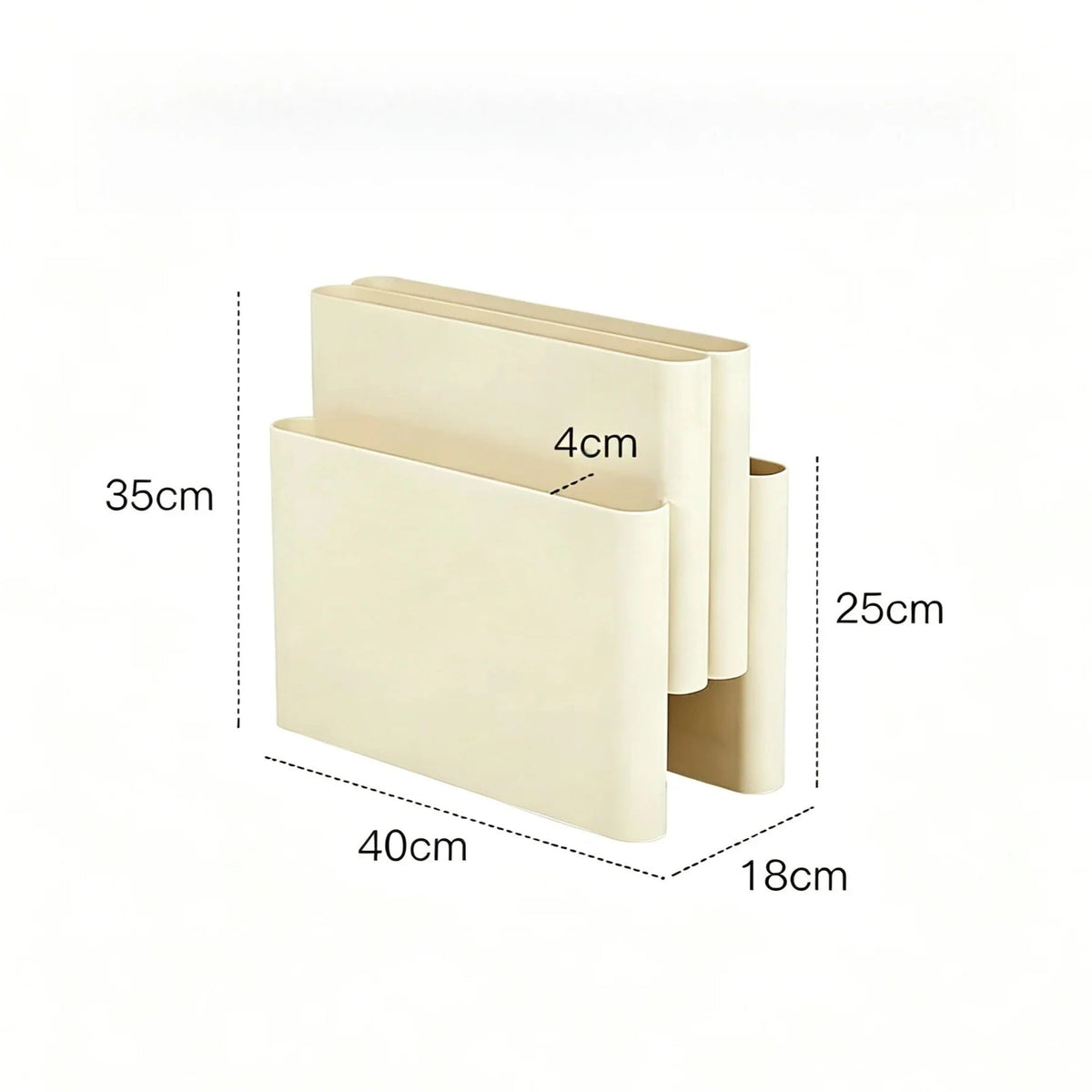 Modern Desktop Book and Magazine Organizer – Minimalist Magazine Rack