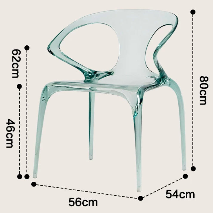 AVA Chair – Modern Transparent Designer Armchair