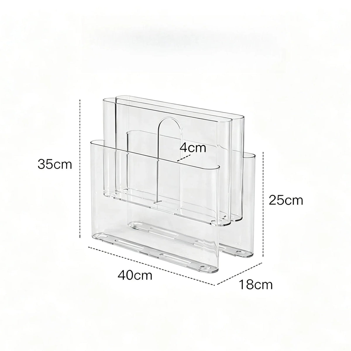 Modern Desktop Book and Magazine Organizer – Minimalist Magazine Rack