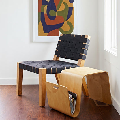 Scando Coffee Table & Mag Side Table—Mid-Century Modern Curved Wood Lounge Collection