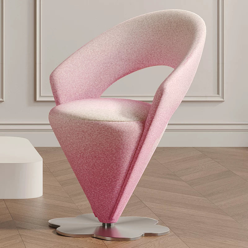 Italian Luxury Swivel Vanity Chair — Elegant Modern Backrest Desk Chair for Bedroom & Office