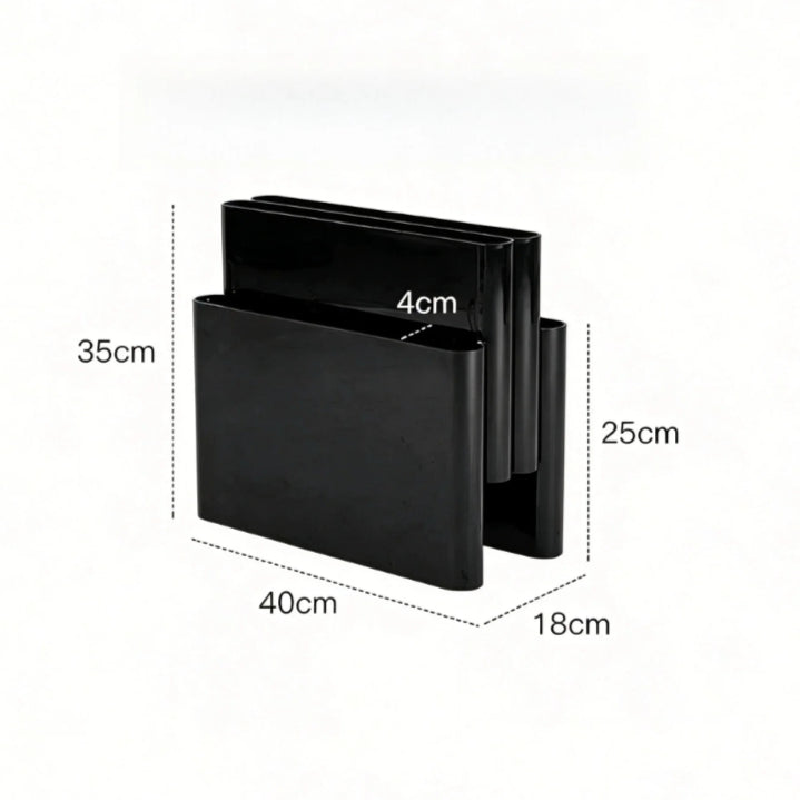 Modern Desktop Book and Magazine Organizer – Minimalist Magazine Rack