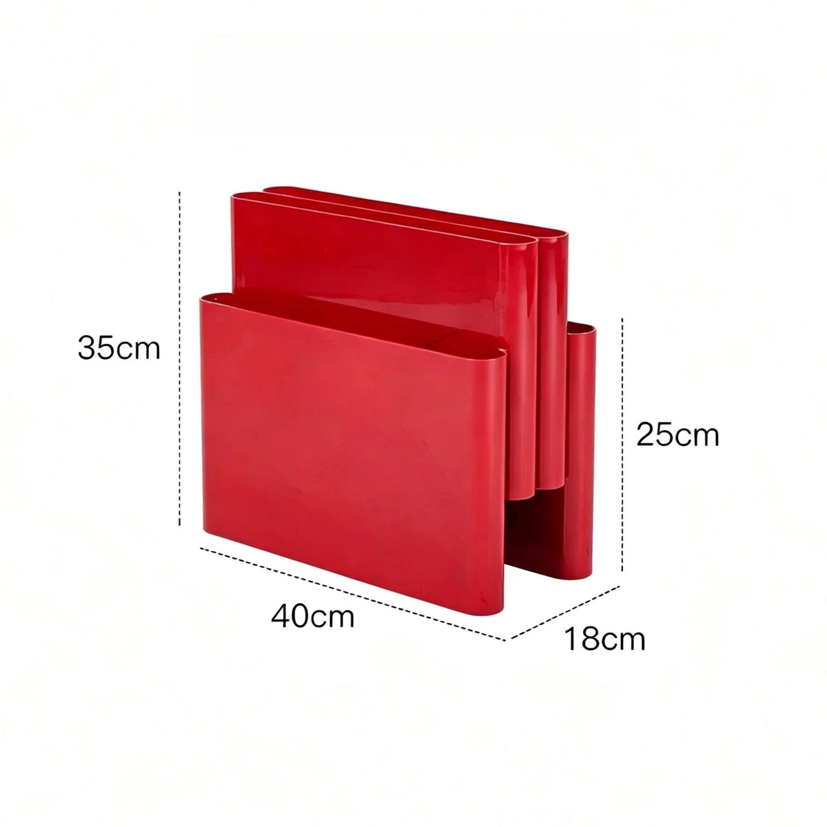 Modern Desktop Book and Magazine Organizer – Minimalist Magazine Rack