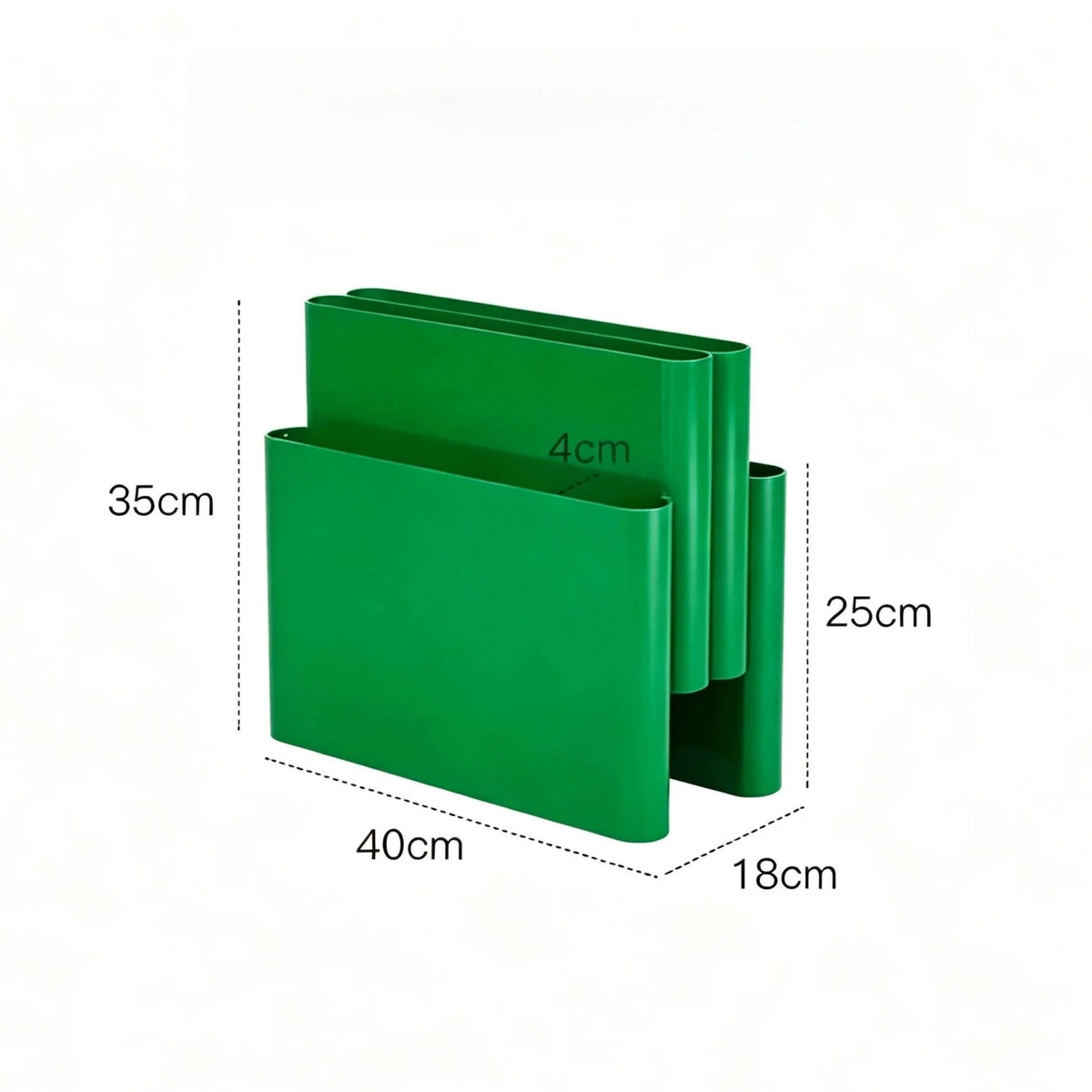 Modern Desktop Book and Magazine Organizer – Minimalist Magazine Rack