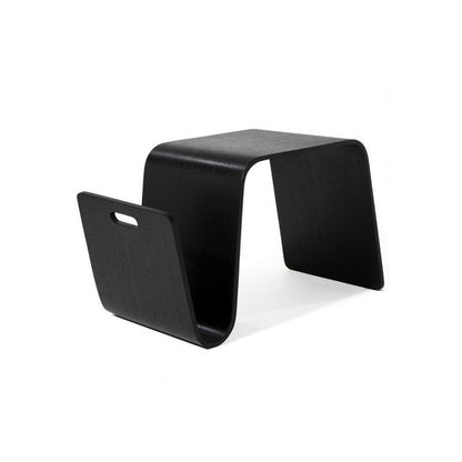 Scando Coffee Table & Mag Side Table—Mid-Century Modern Curved Wood Lounge Collection