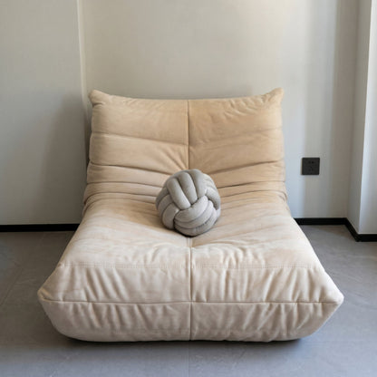 Nordic Knot Cushion – Handwoven Comfort with Sculptural Charm